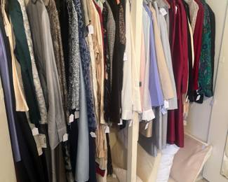 Another closet full of beautiful designer clothes