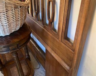 Mid century king headboard