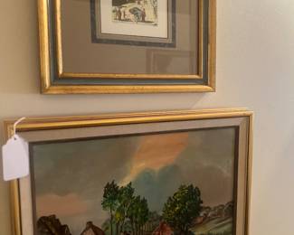 Bottom: Bobbie L. Price original oil