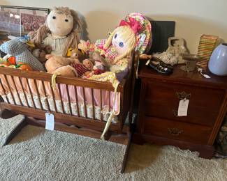 Antique cradle 