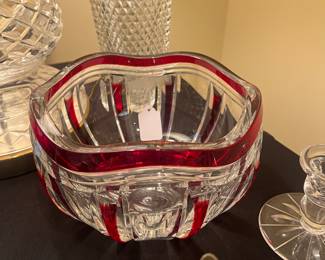 Faberge ruby red bowl