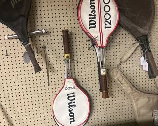 Vintage tennis racquets 