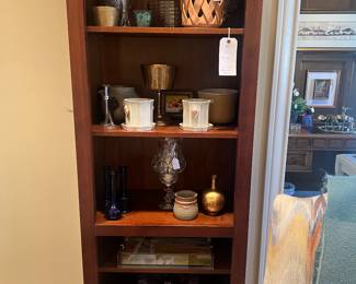 Bookcase with goodies