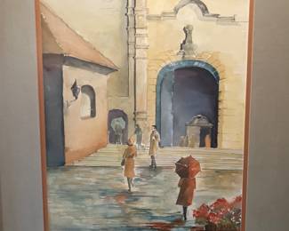 Mary Rasmussen original watercolor