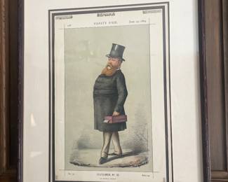 Framed Vanity Fair page