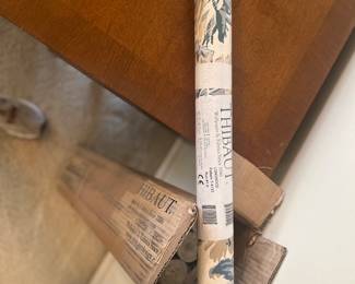 7 rolls of Thibaut wallpaper (Longwood pattern T-4133)
