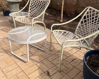 Lots of outdoor patio furniture