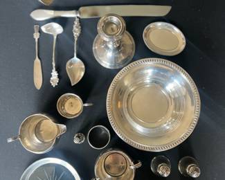 Selection of sterling silver