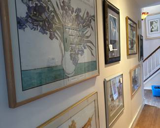 Framed art, modern, vintage, signed, etc...