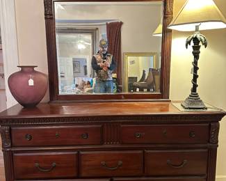 Dresser and Mirror