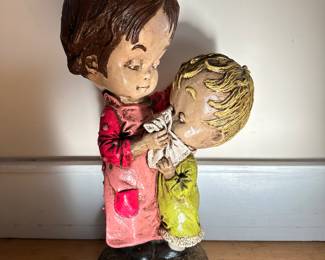 Vintage chalk sculpture 
19" tall 
In like new condition 