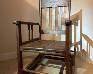 Child sized antique rocker