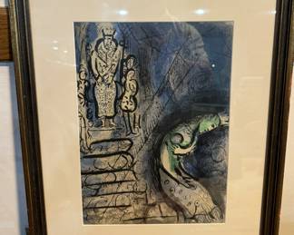 Marc Chagall Framed Vintage Art