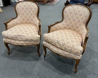 Upholstered Vintage  Chair Set