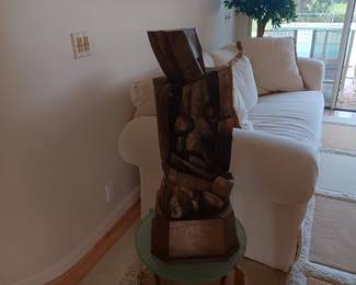 Carved  Wood  Decorative Accent