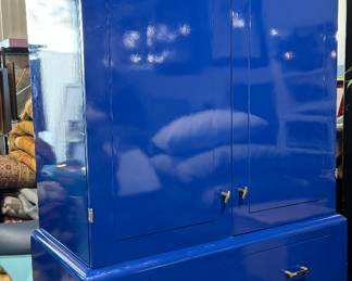 Blue Laquer Cabinet