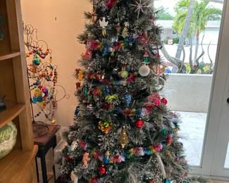 Fully Decorated Christmas Tree