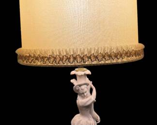 Vintage porcelain lamp