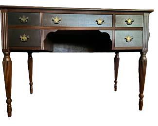 Antique desk. Does have some damage on the top surface.