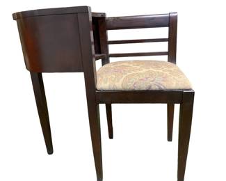 Antique gossip chair 