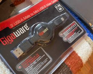 Gigaware USB-A Male to Mini USB-B Male Cable