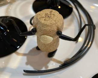 Wine Cork Monkey Figurine