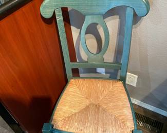 Pottery Barn Napoleon Green Farmhouse Side Chair