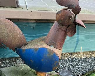 Metal Sculpture of Rooser