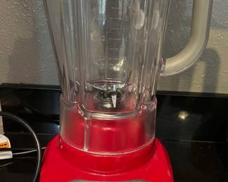 Red KitchenAid Blender