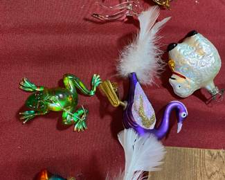 Assortment of Blown Glass Ornaments