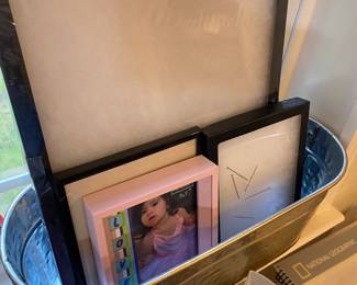 Assortment of Photo Frames, Shadow Boxes