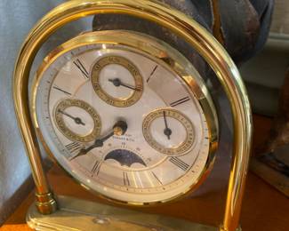 Portfolio by Tiffany & Co. Brass Desk Clock