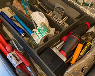 Assortment of Hand Tools - Pliers, Screwdrivers