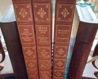 3 Volume Set - The Autobiography of Benvenuto Cellini, Selected Short Stories by Edgar Allan Poe, Madame Bovary by Flubert