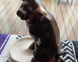 Ceramic Bull Figural Planter