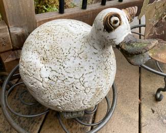 Concrete Duck Statue