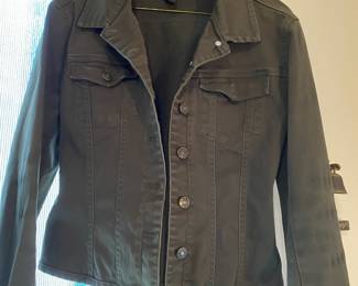 Live a Little Dark Green Button Up Jacket - Size Small