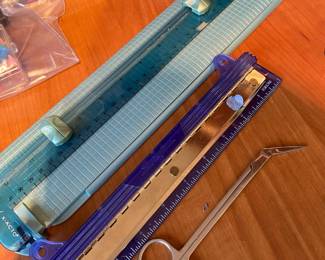 X-Acto Paper Cutter, Surgical Wire Cutting Scissors, 3 Ring Binder 3 Hole Punch
