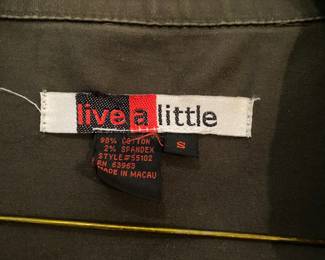 Live a Little Dark Green Button Up Jacket - Size Small