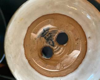 Cream/Brown Stoneware Bowl