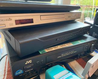 Panasonic DVD Player - DVD - S27, DVR Digital Video Recorder, JVC VCR Pro-Cision - HR-VP770U