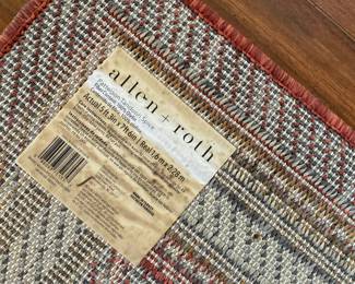 Allen Roth Patterson Tandoori Spice Rug - 5'3" x 7'6"