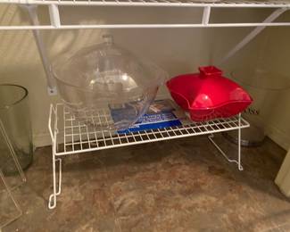 Red Pagoda Porcelain Covered Casserole Dish