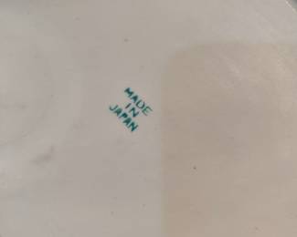 Japan Lusterware Snack Set Hand Painted Luncheon Plates and Cups - Service for 6