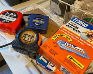 Assortment of Hand Tools - Measuring Tapes