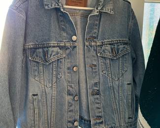 Calvin Klein Denim Button Up Jacket - Size Small