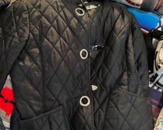 Michael Kors Black Quilted Jacket - Size PP