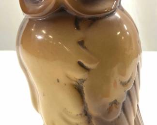 Porcelain Owl Figural Votive Decorative Object