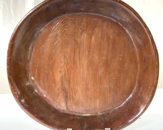 Hand Crafted Wooden Serving Platter Brown
