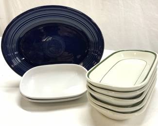 Corningware Carr China Co, Fiesta Dishes, USA, 8